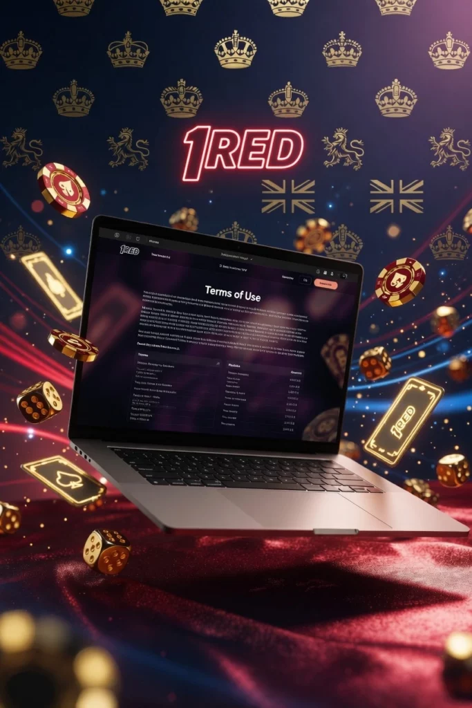 A laptop with the Terms of use page
