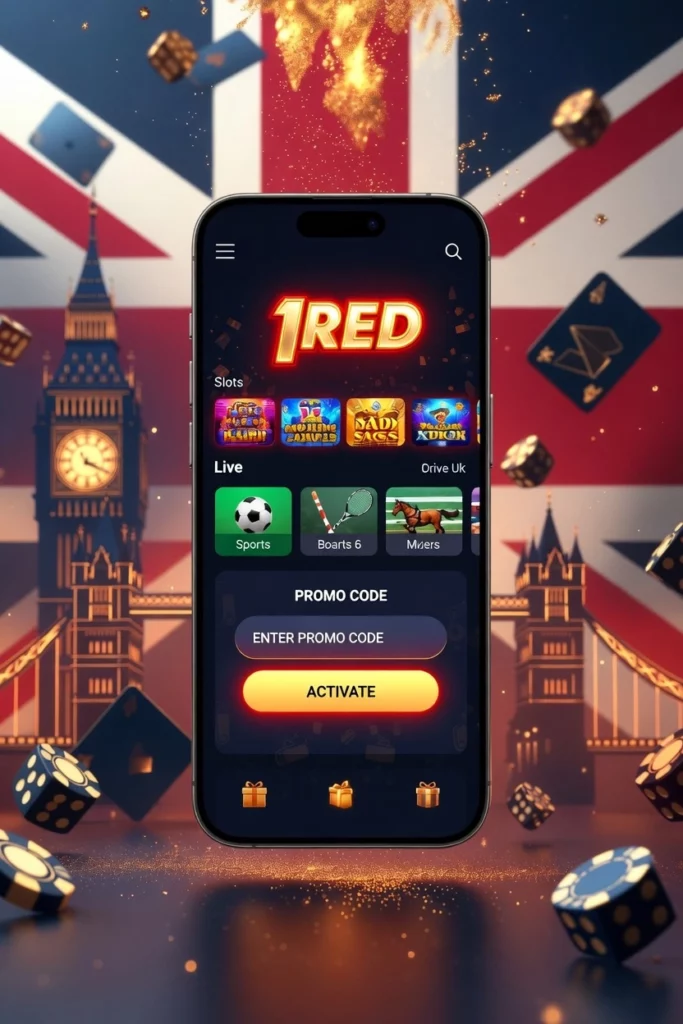 A phone with the promo code activation page