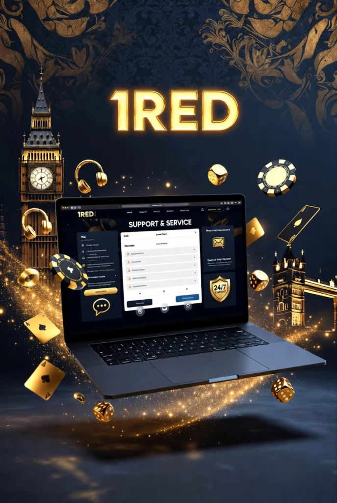 A laptop with a support page